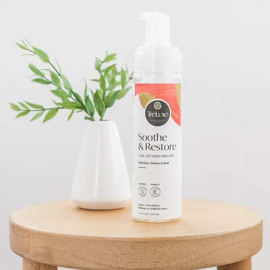 Treluxe Soothe and Restore Curl Defining Mousse