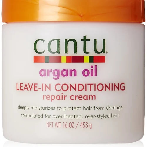 Cantu Argan Oil Leave-In Conditioning Repair Cream, 16 Ounce