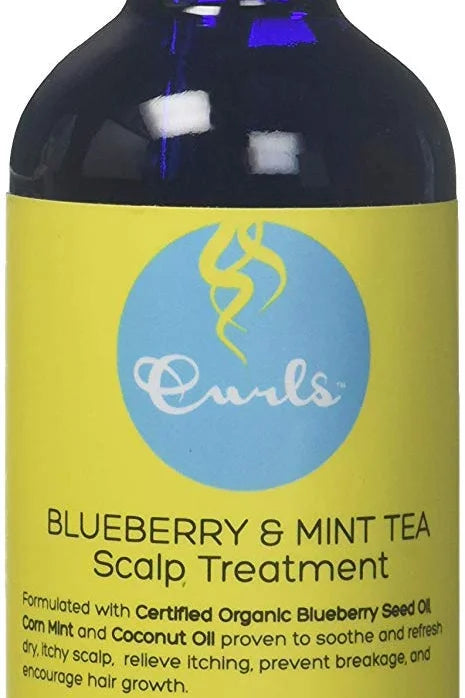 Curls Blueberry & Mint Tea Scalp Treatment, 4 Ounces byCurls