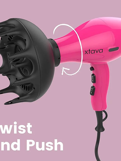 Black Orchid Hair Diffuser For Curly And Natural Hair - Professional Blow Dryer