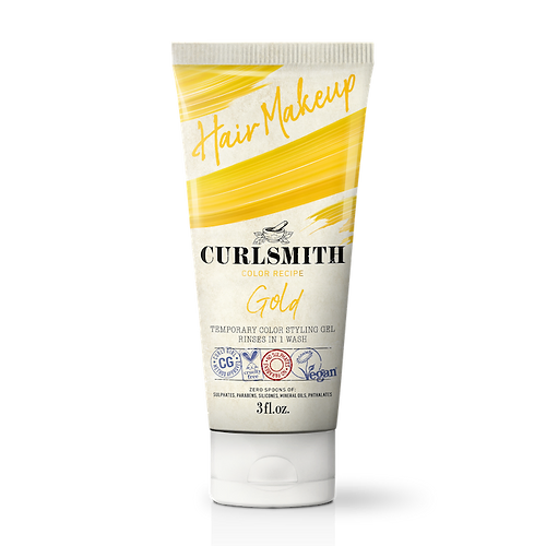 CURLSMITH Hair Makeup -GOLD(Temporary Hair Color For Wavy, Curly and Coily Hair)