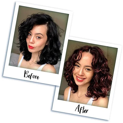 CURLSMITH Hair Makeup -Ruby(Temporary Hair Color For Wavy, Curly and Coily Hair)