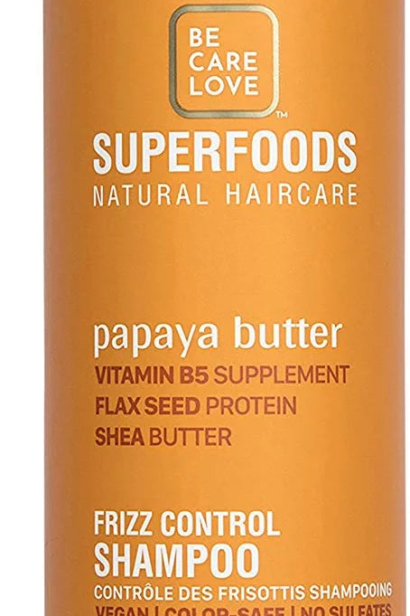 Be Care Love Superfoods Papaya Butter Frizz Control Shampoo